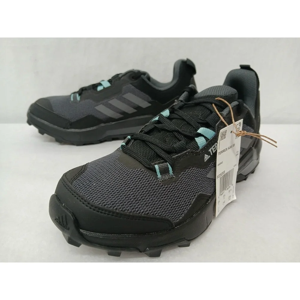 Adidas Women's Terres AX4 Hiking Shoes Sneakers FZ3255 Black Gray Mint Sz‎ 7